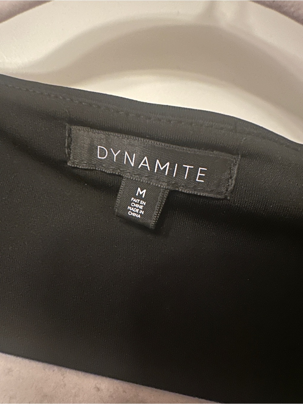 Dynamite Black Long-Sleeve V-Neck Corset Bodysuit - Picture 4 of 4